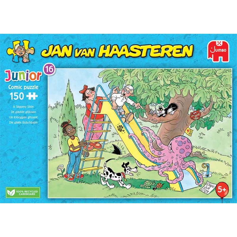 Jan van Haasteren junior: De gladde glijbaan