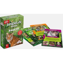 Junglelife Weetjes Kwartet - Kaartspel - Boordevol leuke feitjes over dieren uit de jungle
