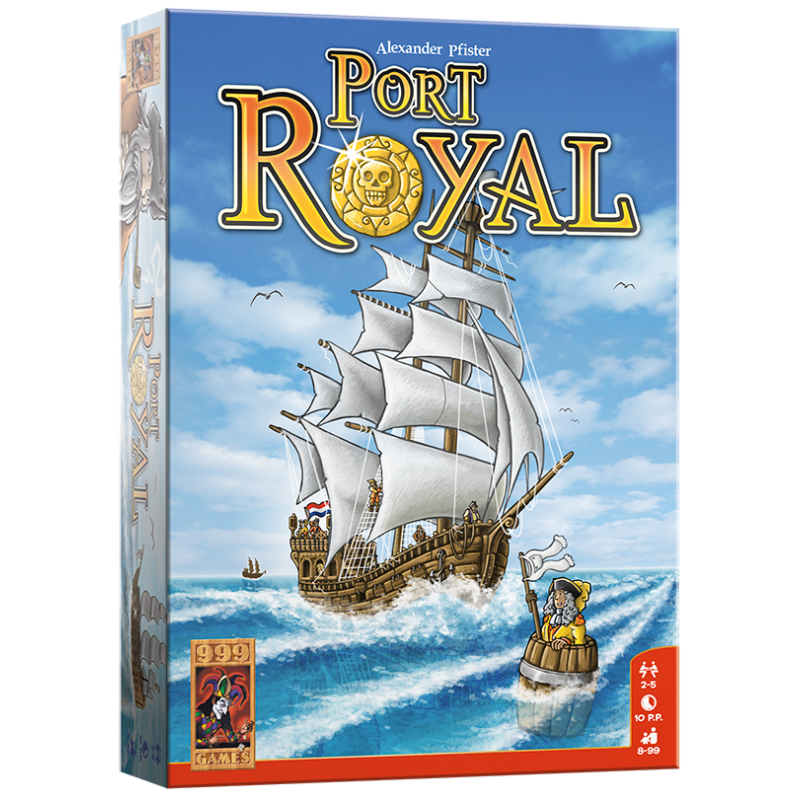 999 Games - Port Royal - Kaartspel - Snel & Uitdagend