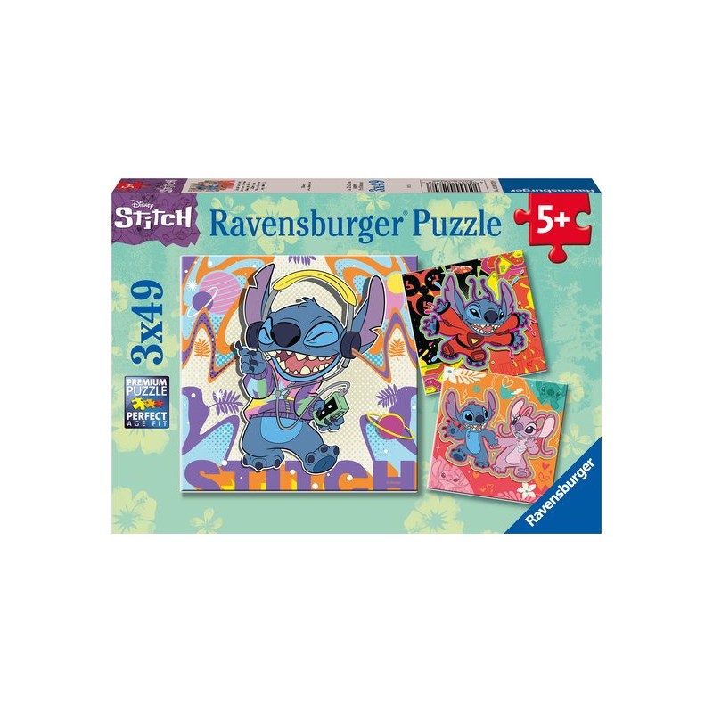 Stitch puzzel 3x49