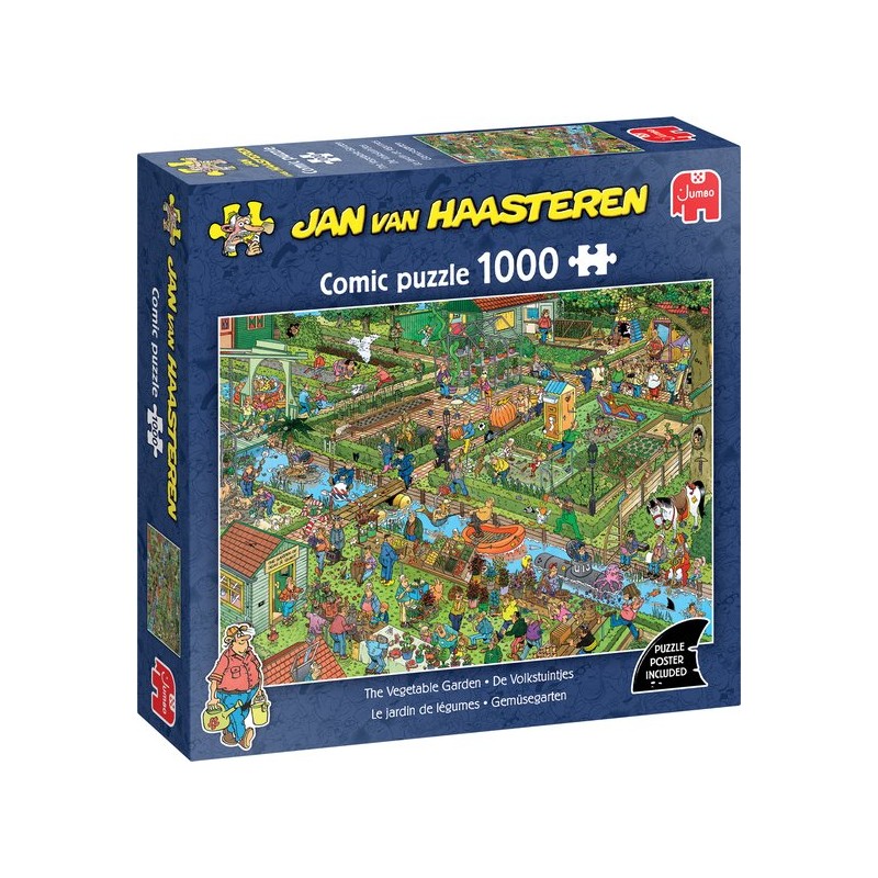 Jan van Haasteren - De Volkstuintjes - 1000 stukjes puzzel