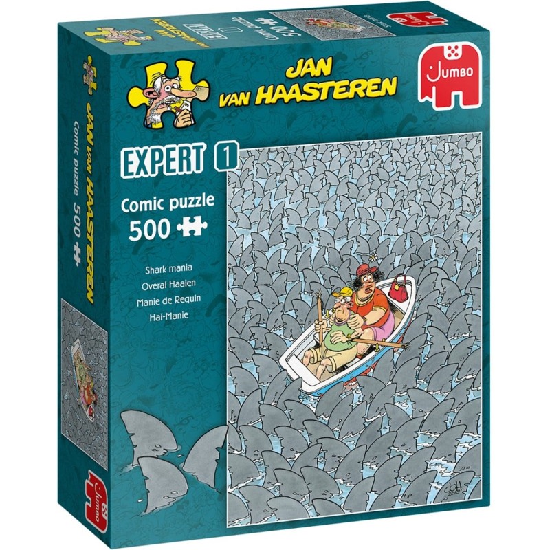 copy of Jan van Haasteren Expert 1 - Overal Haaien? - 500 stukjes