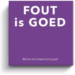 FOUT is GOED