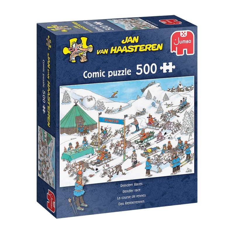 Jan van Haasteren - Rendier Race - 500 stukjes puzzel