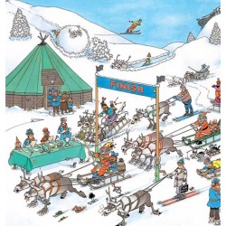 Jan van Haasteren - Rendier Race - 500 stukjes puzzel