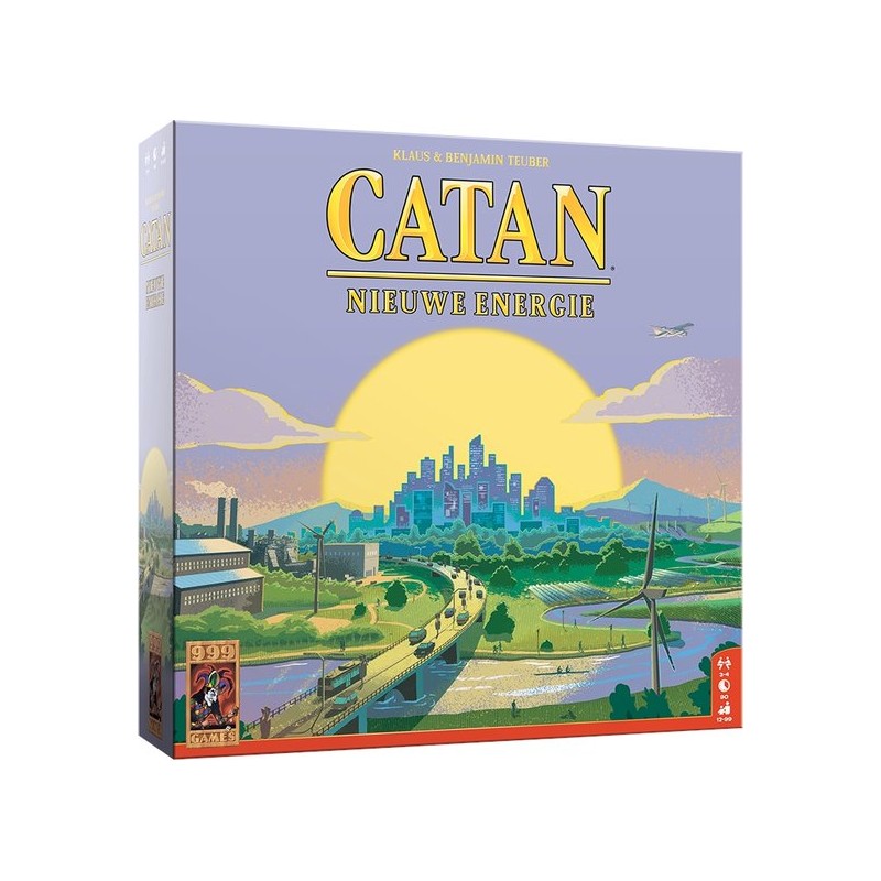 CATAN - Nieuwe Energie - Bordspel - Gezelschapsspel - Inclusief houten speelstukken - Familiespel - Duurzaam spel
