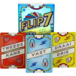 Flip 7 - Zenuwslopend Kaartspel - Snel en Makkelijk te Leren - Het ideale kaartspel voor kleine en grote groepen