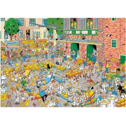 Jan van Haasteren - De Kaasmarkt & Skûtsjesilen - Puzzel - 2x1000 stukjes