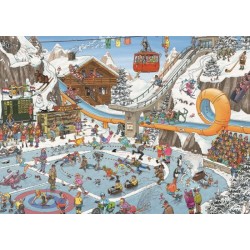 Jan van Haasteren - De Winterspelen - 1000 stukjes puzzel - Legpuzzel