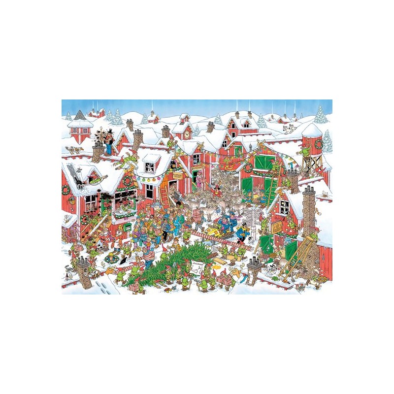 Jan van Haasteren - Het dorp van de Kerstman - 1000 stukjes