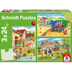 Schmidt 3-in-1 Puzzel Op De...