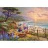Disney: Donald Duck en Katrien op het strand