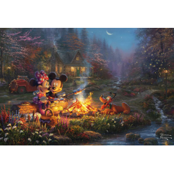Disney, Mickey & Minnie, 200 stukjes - Puzzel