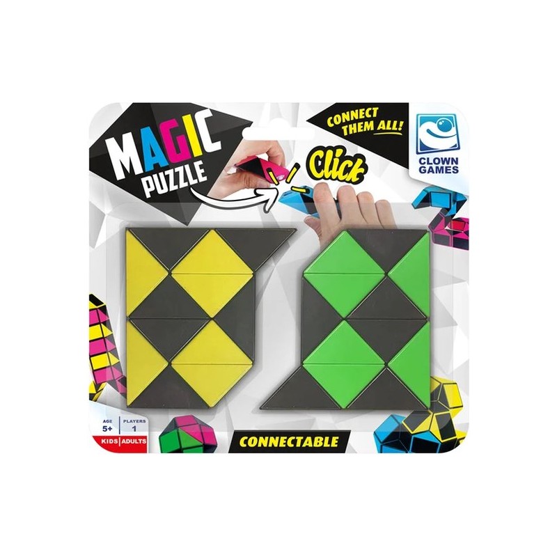 Clown Magic Puzzle Connectable 2x12