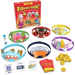 Spin Master Games - Rara Wat Ben Ik?  3e editie 2025 met nieuwe kaarten en hoofdbanden