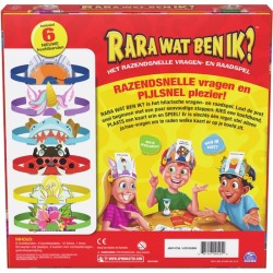 Spin Master Games - Rara Wat Ben Ik?  3e editie 2025 met nieuwe kaarten en hoofdbanden