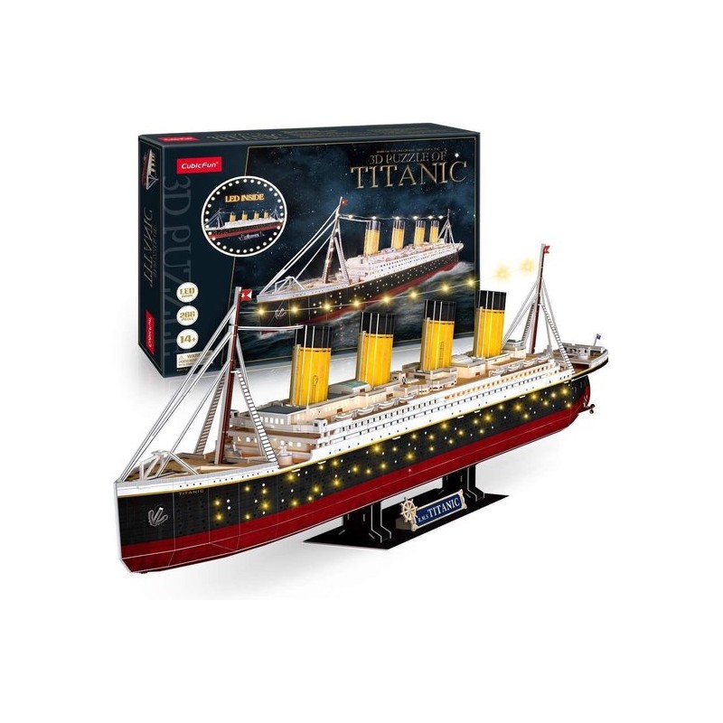 Cubic Fun 3D Puzzel Titanic Led