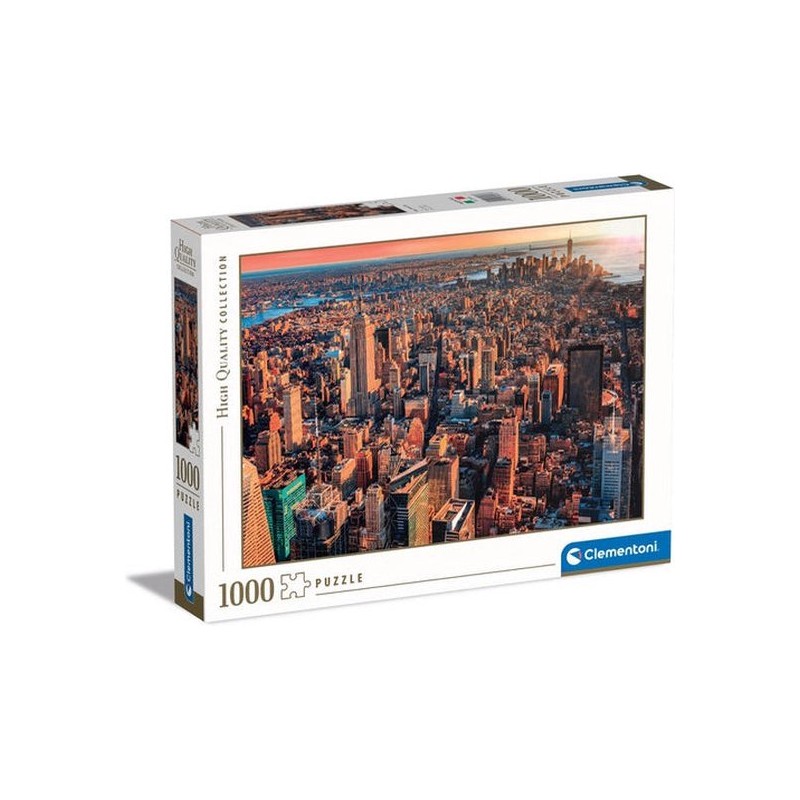 Clementoni - Puzzel - 1000 Stukjes - New York City Sunset