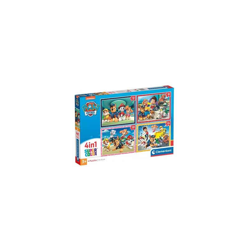 Paw Patrol 4 in puzzel