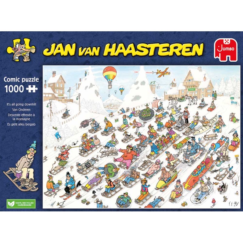 Jan van Haasteren - Van onderen - 1000 stukjes puzzel