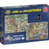 Jan van Haasteren - Safari & Storm - 2-in-1 puzzel - 2 x 1000 stukjes puzzel