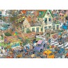 Jan van Haasteren - Safari & Storm - 2-in-1 puzzel - 2 x 1000 stukjes puzzel