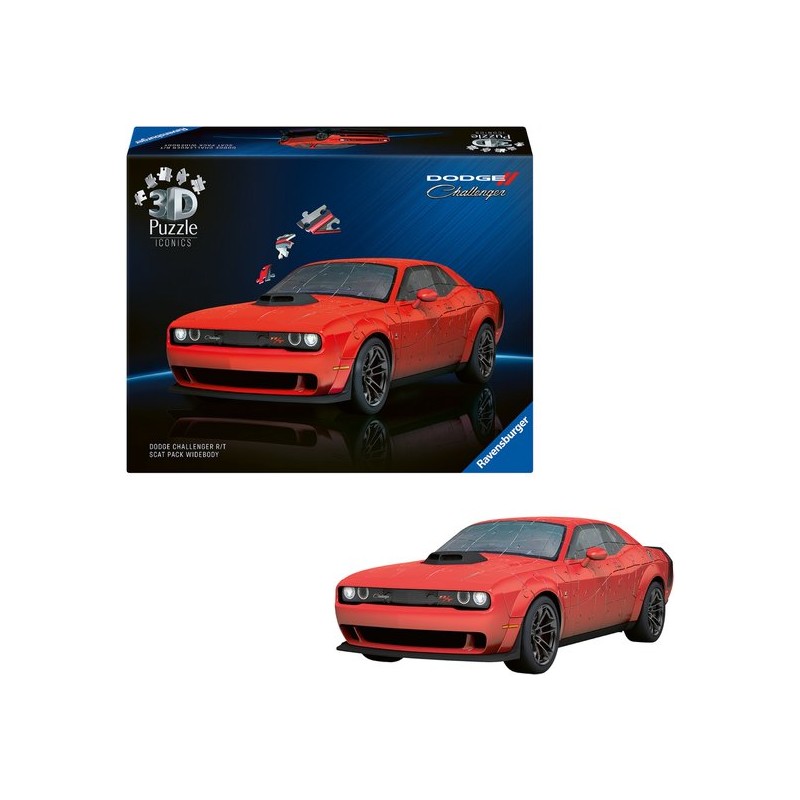 3D puzzle: Dodge Challenger R/T
