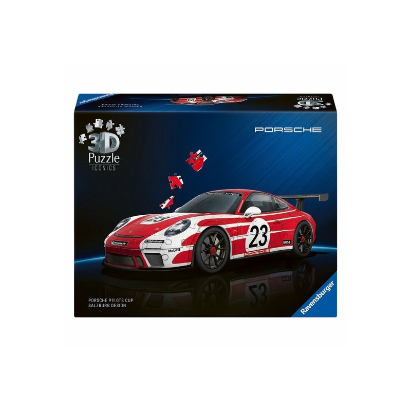 3D puzzle: Porsche 911 GT3 CUP Salzburg design