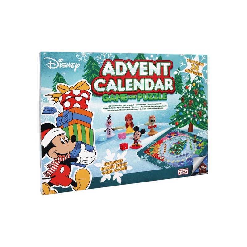 Disney Adventskalender Junior 39,2 Cm Karton Ijsblauw 28-delig