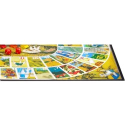 Tactic Selecta Reuze Ganzenbord – Klassiek Bordspel in Extra Groot Formaat – Inclusief Speelbord, Houten Ganzen en Dobbelsteen