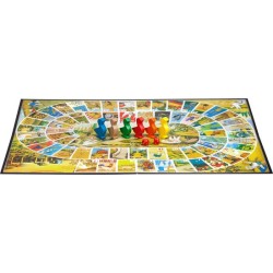 Tactic Selecta Reuze Ganzenbord – Klassiek Bordspel in Extra Groot Formaat – Inclusief Speelbord, Houten Ganzen en Dobbelsteen