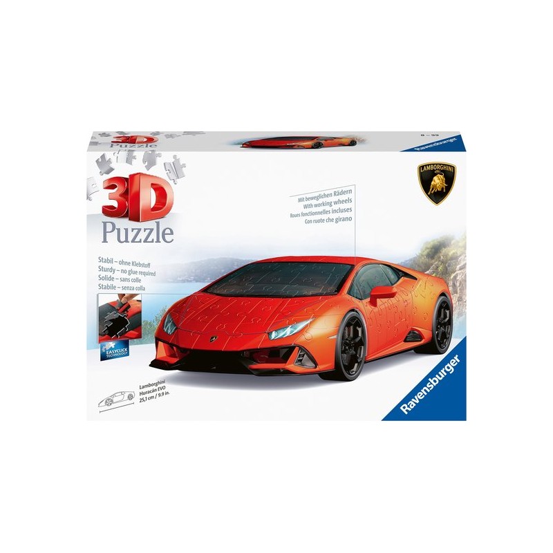 3D puzzle: Lamborghini Huracan evo