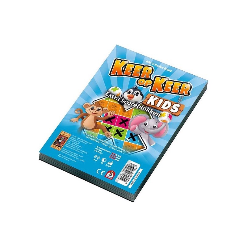 Keer op keer kids: Scoreblok