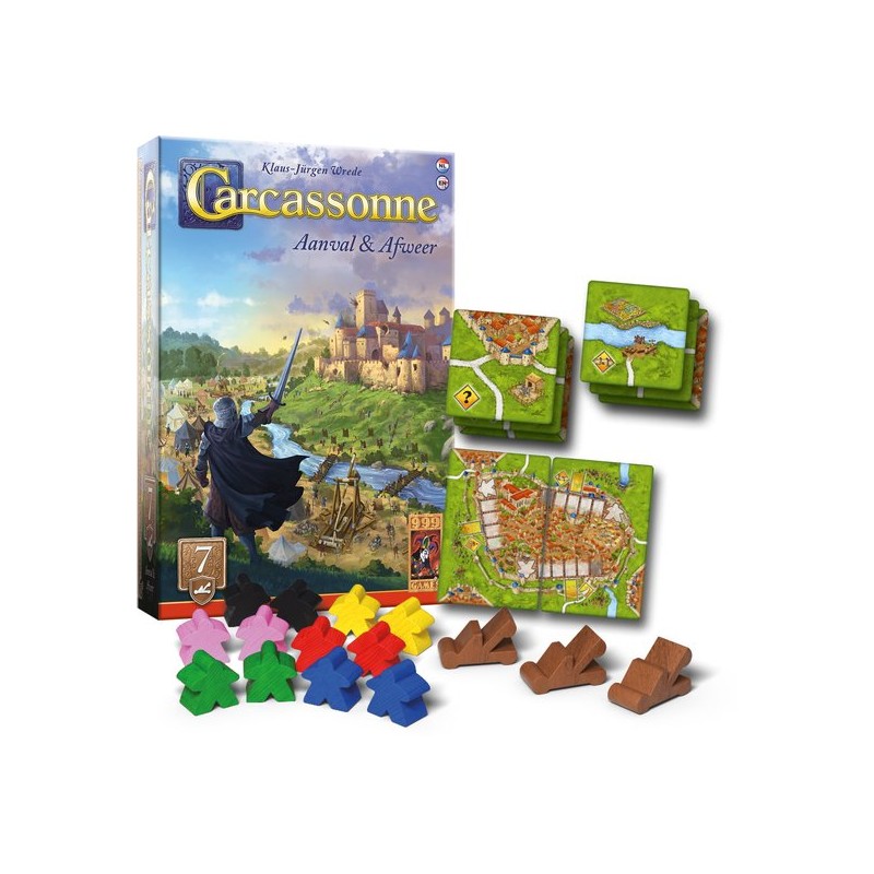 Carcassonne uitbreiding: Aanval en afweer