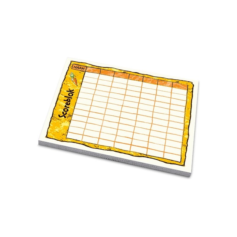 Konijnenhokken scoreblok