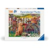 Ravensburger puzzel honden tuin - legpuzzel 500 stukjes