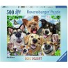 Ravensburger puzzel Vrolijke honden - Legpuzzel - 500 stukjes