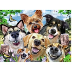 Ravensburger puzzel Vrolijke honden - Legpuzzel - 500 stukjes