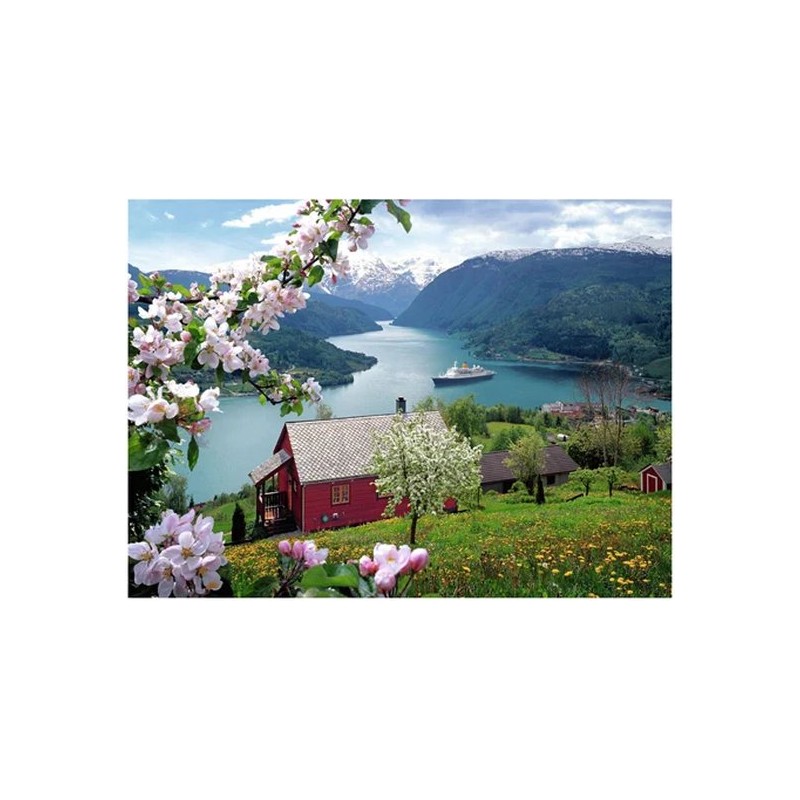 Ravensburger puzzel Scandinavische Idylle - legpuzzel 500 stukjes landschap