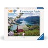 Ravensburger puzzel Scandinavische Idylle - legpuzzel 500 stukjes landschap