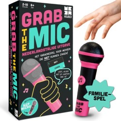 Megableu Grab The Mic - Karaoke Partyspel - Muziekspel voor 2-10 Spelers