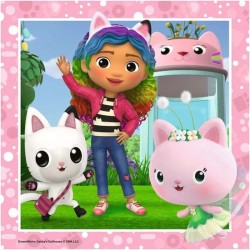 Ravensburger puzzel Gabby's Dollhouse - Legpuzzel - 3x49 stukjes