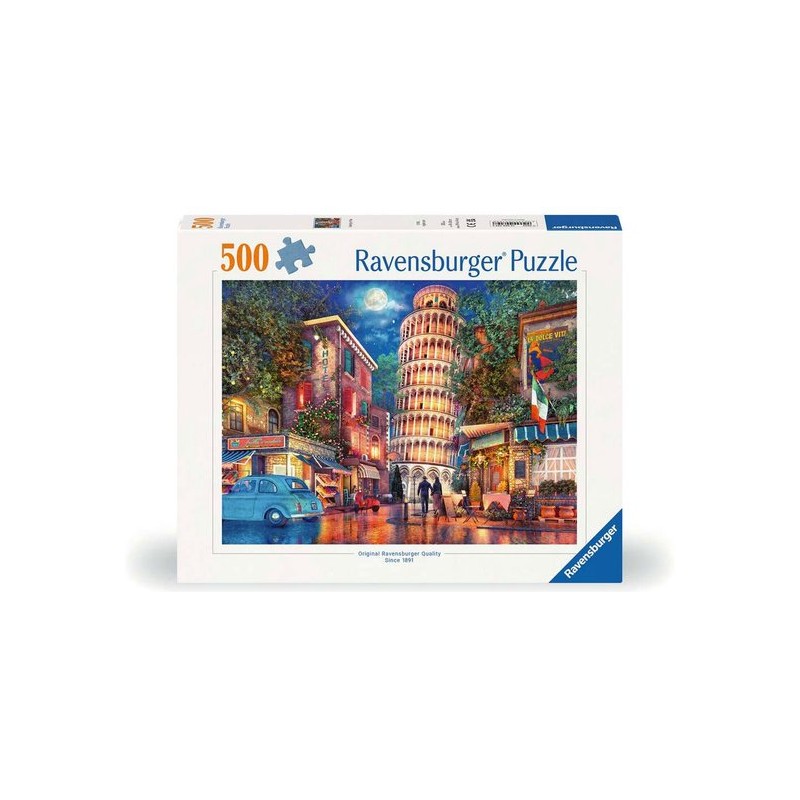 Ravensburger puzzel Pisa legpuzzel - 500 stukjes - landschap.