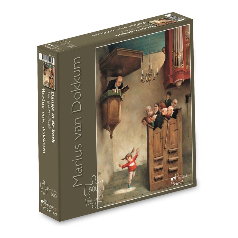 Marius van Dokkum: Dansje in de kerk 500 stukjes