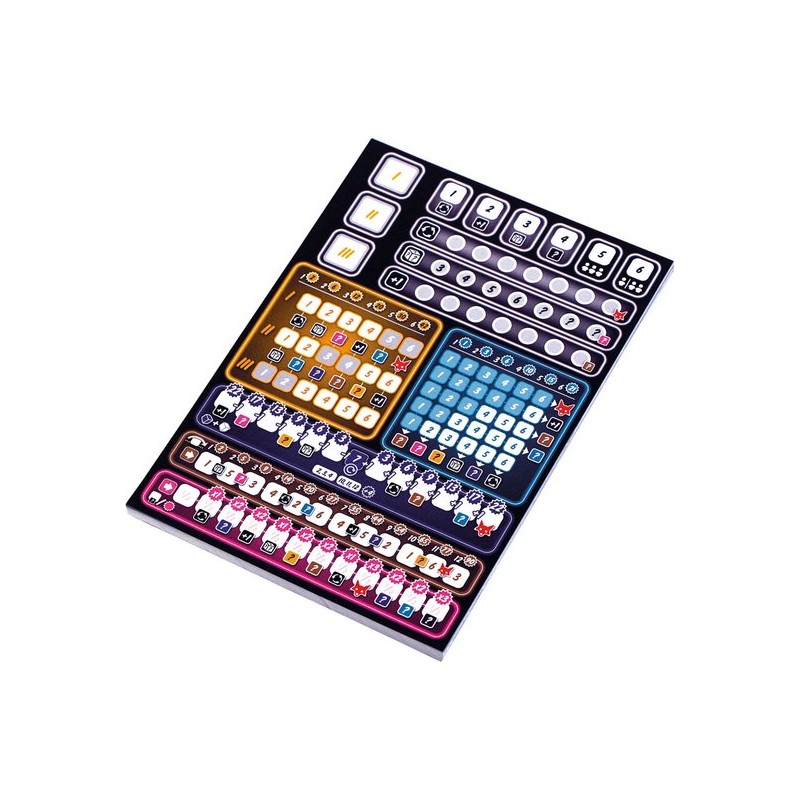 Clever tot de 3e macht scoreblokken