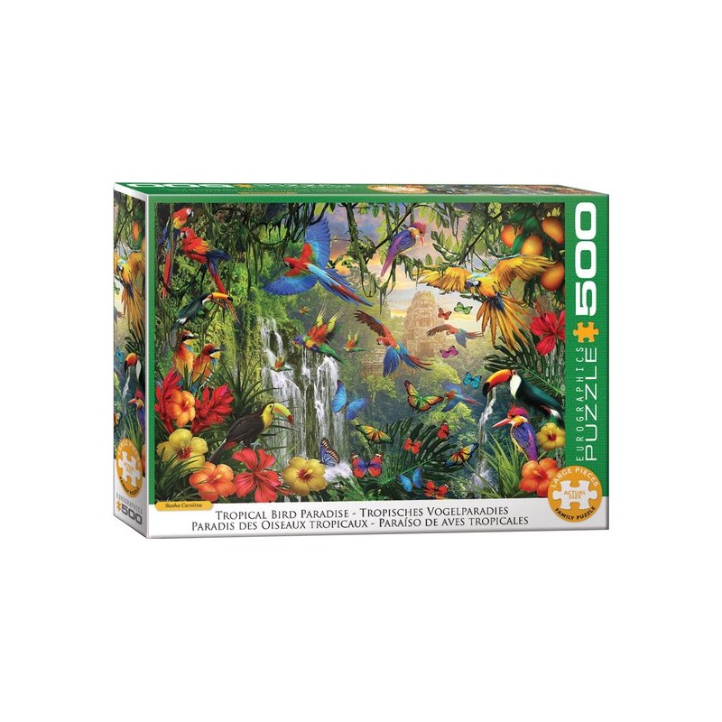 Eurographics Puzzle: Tropische vogelparadise