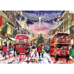 Gibsons - Regent Street at Christmas - 500XL stukjes 68×49cm (BxH) - Legpuzzel voor volwassenen