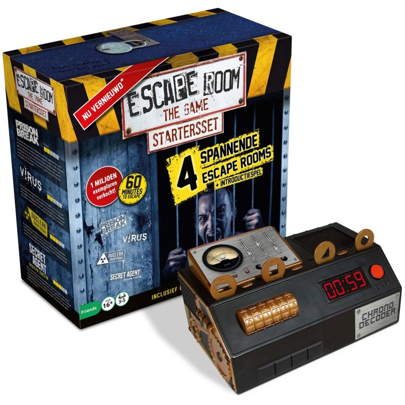 Escape Room The Game Startersset - Breinbreker - Inclusief decoder en 4 avonturen
