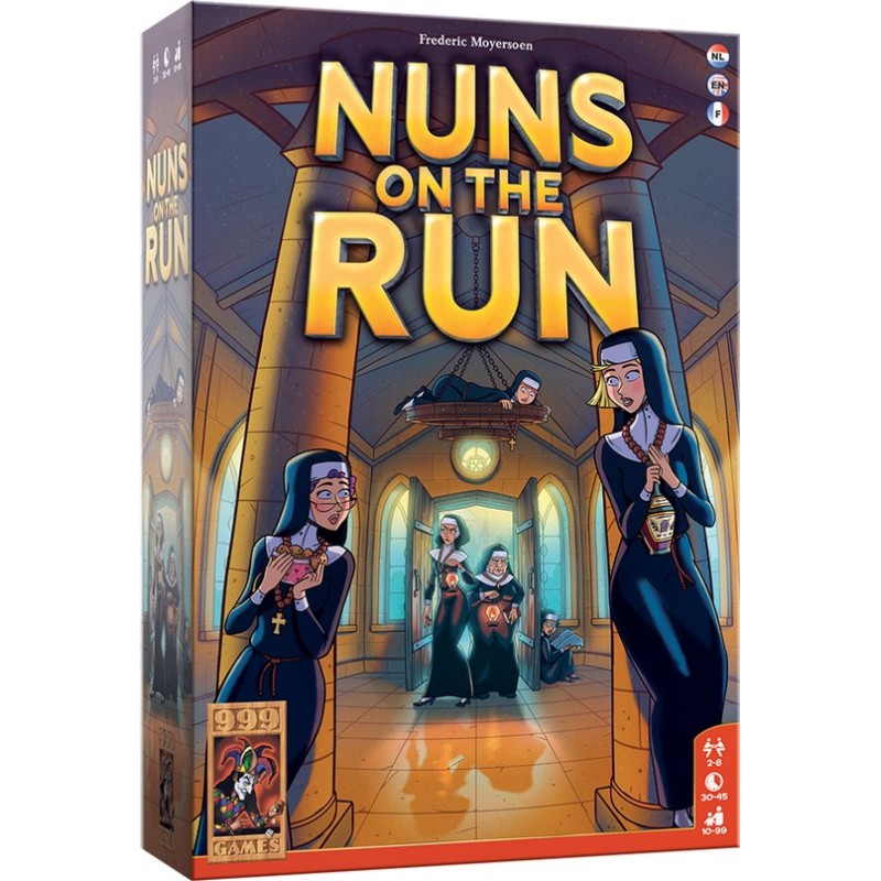 999 Games - Nuns on the run - Verstoppertje aan tafel! - 2 tot 8 spelers