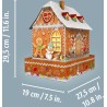 Ravensburger Kerst Gingerbread House Night Edition - 3D puzzel gebouw - 216 Stukjes